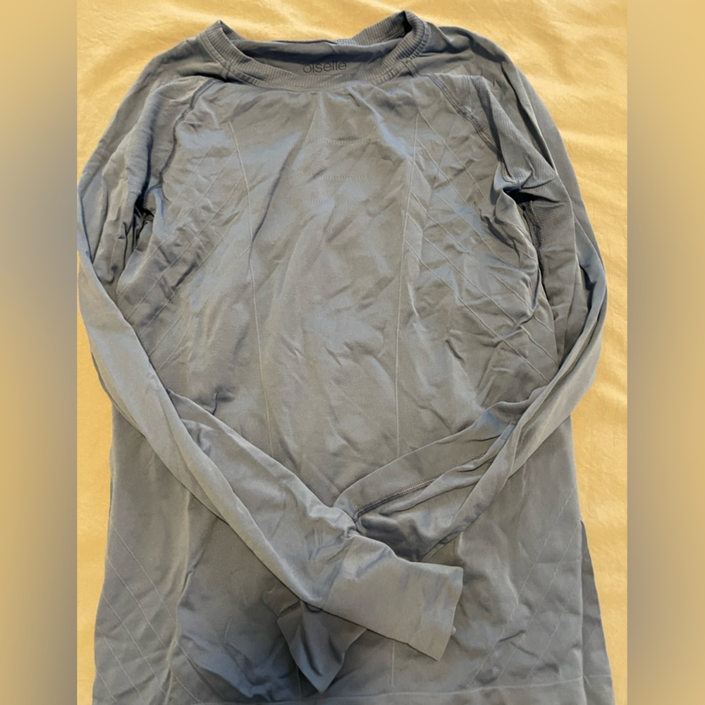 Oiselle Light Blue Activewear Top